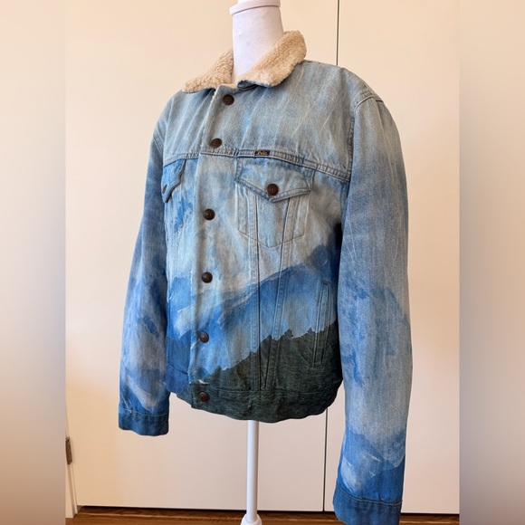 Polo by Ralph Lauren Beige Shearling Jacket - Picture 3 of 14